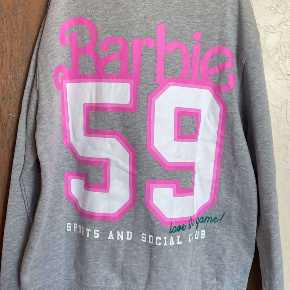NWT Barbie Zip Up Hoodie